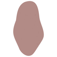 Hand drawn abstract organic shape with grainy texture. Abstract blob organic shape. Creative contemporary aesthetic abstract doodle elements vector illustration.