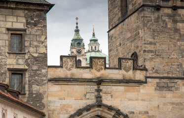 Prague towers composition