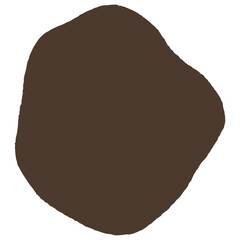 Hand drawn abstract organic shape with grainy texture. Abstract blob organic shape. Creative contemporary aesthetic abstract doodle elements vector illustration.