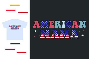 American mama t shirt design 