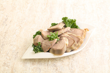 Sliced Pork Tongue snack appetizer