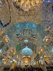 mirror ceiling at Ali shrine Najaf Iraq 