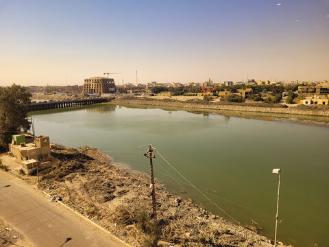 Euphrates River in South Iraq Nasiriyah 