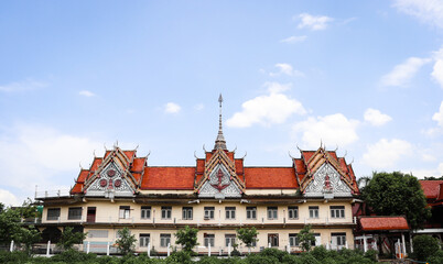Thai temple is beautiful building.
