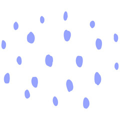 Hand drawn abstract dots pattern. Doodle dotted elements illustration. Scribble dots decorative.