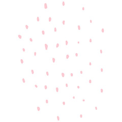 Hand drawn abstract dots pattern. Doodle dotted elements illustration. Scribble dots decorative.