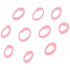 Fototapeta premium Hand drawn abstract dots pattern. Doodle dotted elements illustration. Scribble dots decorative.