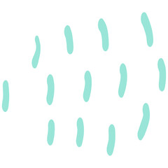 Hand drawn abstract dots pattern. Doodle dotted elements illustration. Scribble dots decorative.