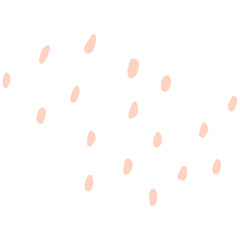 Hand drawn abstract dots pattern. Doodle dotted elements illustration. Scribble dots decorative.