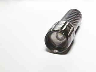 flashlight on white