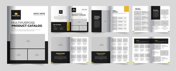 Multipurpose Product Catalogue and Catalog Template Design - obrazy, fototapety, plakaty