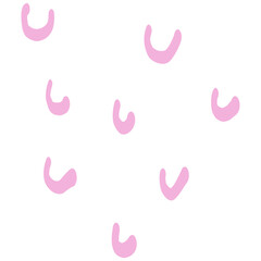 Hand drawn abstract dots pattern. Doodle dotted elements illustration. Scribble dots decorative.