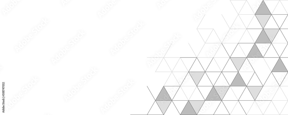 Leinwandbilder abstract geometric background with triangle shape pattern