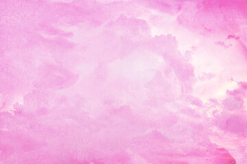 Obraz premium pink brush strokes watercolor abstract background