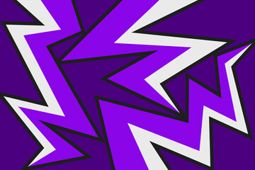 Abstract background with zigzag and arrow pattern