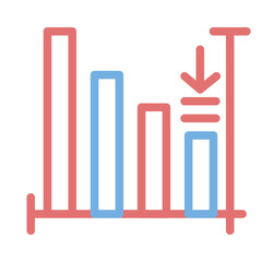line bar chart icon