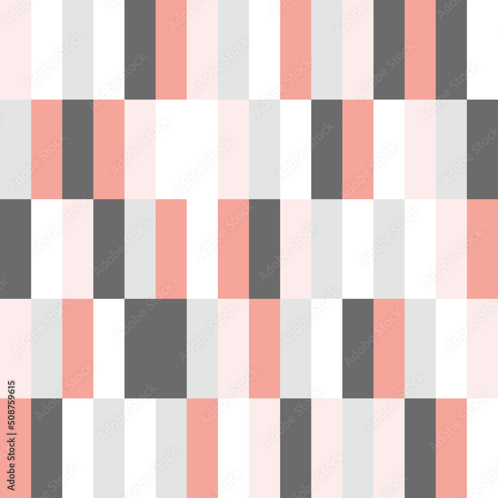 Poster Pastel design rectangles. Vector decor pattern from rectangles. Print and design. Pillows, wallpapers, textiles, other household items, seamless pattern.