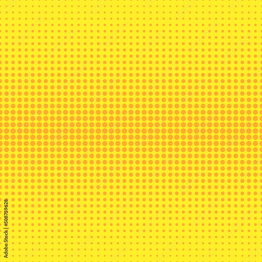 Aufkleber yellow dotted gradient abstract background. vector texture, pattern.
