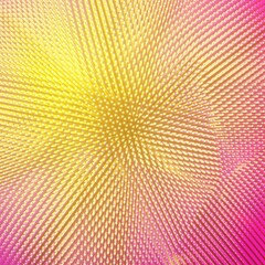 abstract polygonal triangles background, yellow pink color of extruded triangles, simple design for your project. 3d render