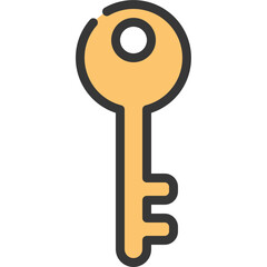 Two Prong Key Icon