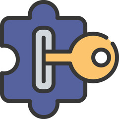 Puzzle Key Icon