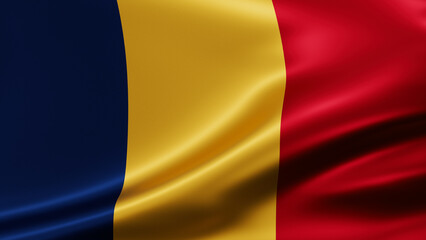 Fototapeta premium Chad national flag