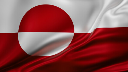 Greenland national flag