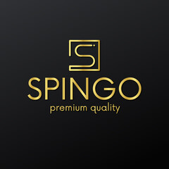 Bold Simple Spingo Fashion Brand Art Design Logo