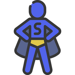 Superhero Person Icon