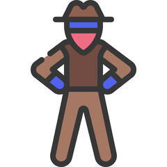 Cowboy Person Icon