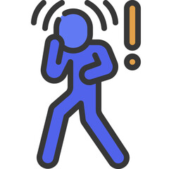 Scared Person Icon