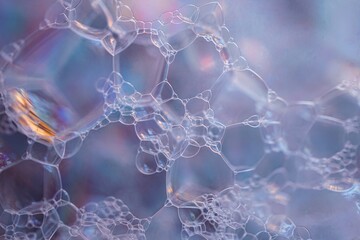colorful soap bebbles abstract background 