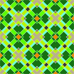 Seamless vector background with repeat pattern. multicolored  mosaic. Perfect for fashion, textile design, cute themed fabric, on wall paper, wrapping paper, fabrics and home decor.