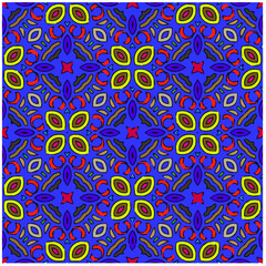 Seamless vector background with repeat pattern. multicolored  mosaic. Perfect for fashion, textile design, cute themed fabric, on wall paper, wrapping paper, fabrics and home decor.