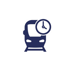 train arrival time, subway schedule icon