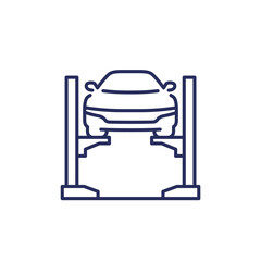 car lift or hoist line icon