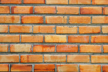 wide old red brick wall texture background home or office design backdrop