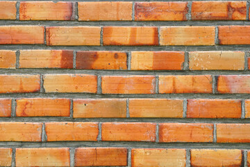 wide old red brick wall texture background home or office design backdrop