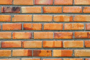 wide old red brick wall texture background home or office design backdrop