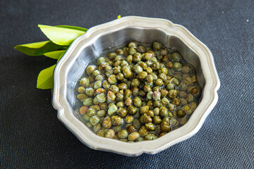 capers fresh healthy meal food snack diet on the table copy space food background rustic top view