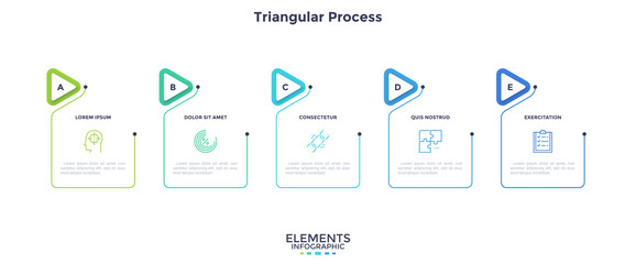 Modern Infographic Vector Futuristic Template