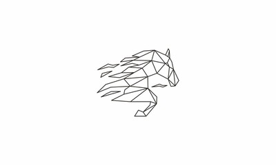 geometric horse