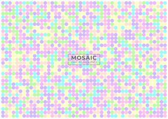 abstract colorful triangle mosaic background