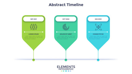 Modern Infographic Vector Futuristic Template