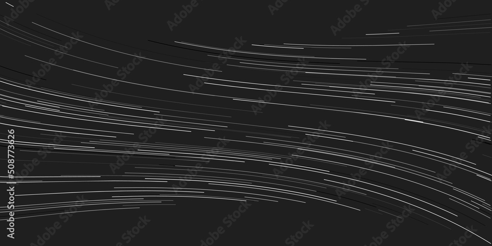 Poster simple dark black and grey 3d wavy curving lines, stripes pattern - digitally generated abstract bac