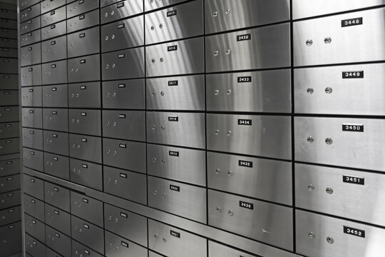 Safe Deposit Boxes Of An A Bank