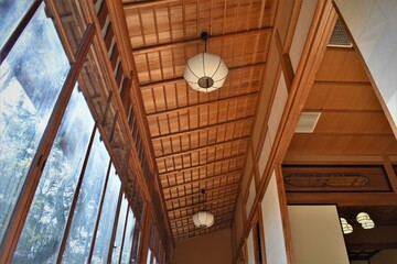 Obraz premium 日本建築、昭和建築､木造､重要文化財,名勝