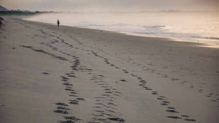 Steps in the sand