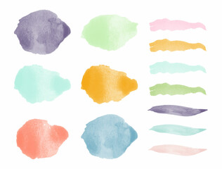 Watercolor blots