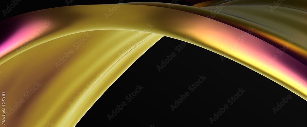 Poster Abstract fluid gradient shape flowing